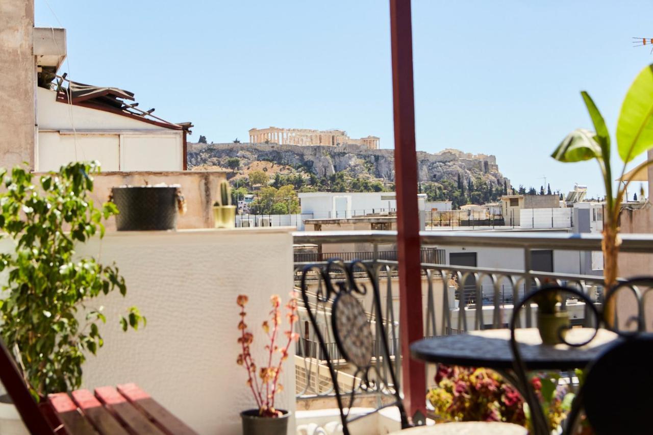 Mosaics Athens Central Studio With Acropolis View Eksteriør billede